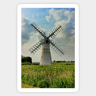 Thurne Dyke Drainage Mill Sticker